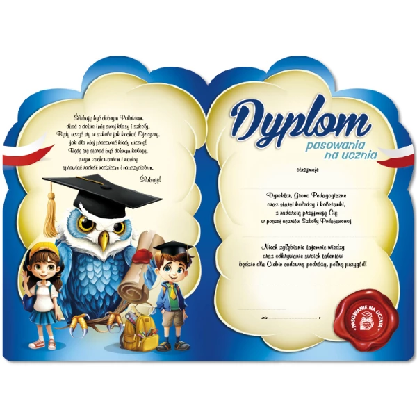 Dyplom Pasowanie na Ucznia