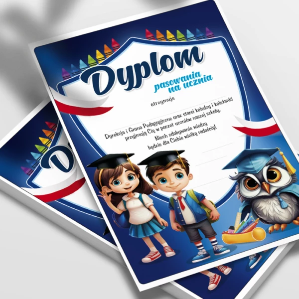 Dyplom Pasowanie na Ucznia