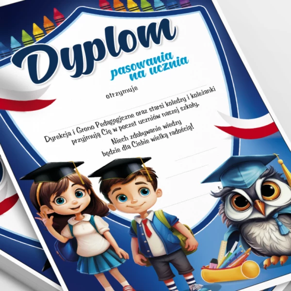Dyplom Pasowanie na Ucznia