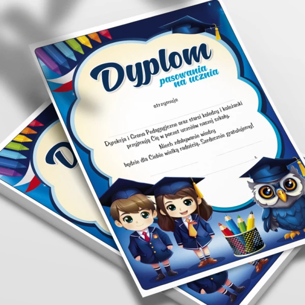 Dyplom Pasowanie na Ucznia