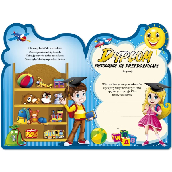 Dyplom Pasowanie na Przedszkolaka