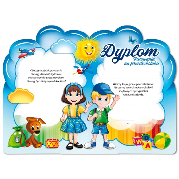 Dyplom Pasowanie na Przedszkolaka