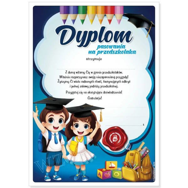 Dyplom Pasowanie na Przedszkolaka