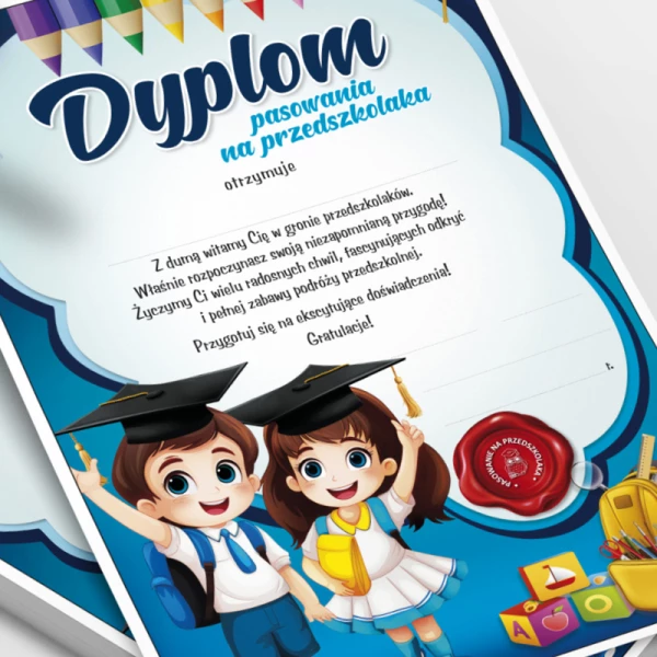 Dyplom Pasowanie na Przedszkolaka