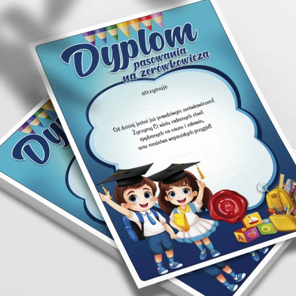 Dyplom Pasowanie na Zerówkowicza