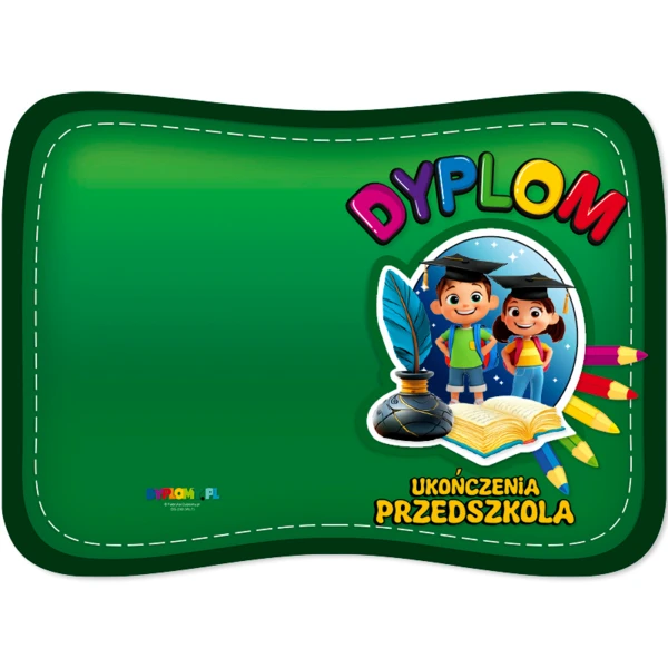 Dyplom Ukończenia Przedszkola (z emblematem)