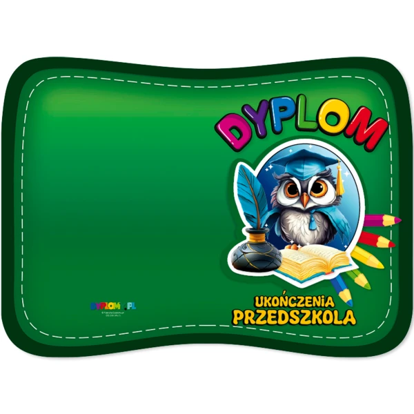 Dyplom Ukończenia Przedszkola (z emblematem)