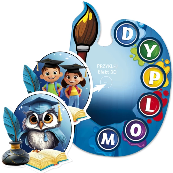 Dyplom Pasowania na Przedszkolaka (z emblematem)