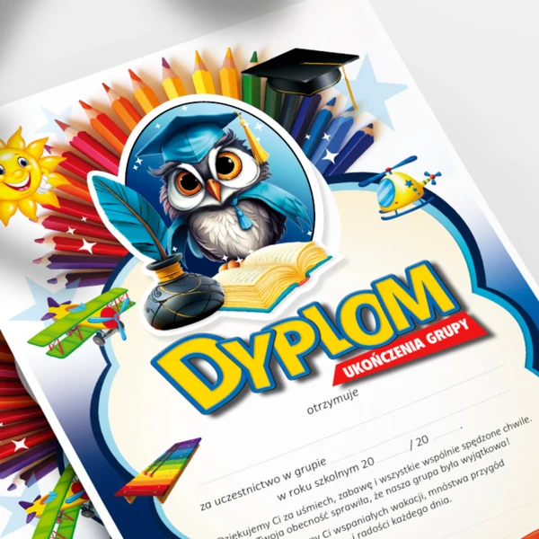 Dyplom Ukończenia Grupy (z emblematem)
