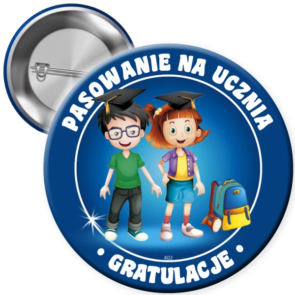 Przypinka Pasowanie na Ucznia