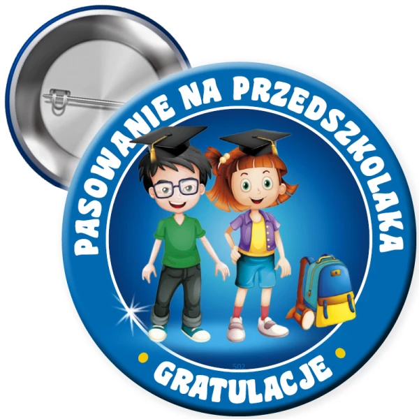 Przypinka Pasowanie na Przedszkolaka