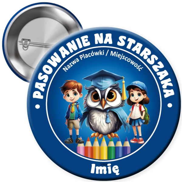 Przypinka Pasowanie na Starszaka