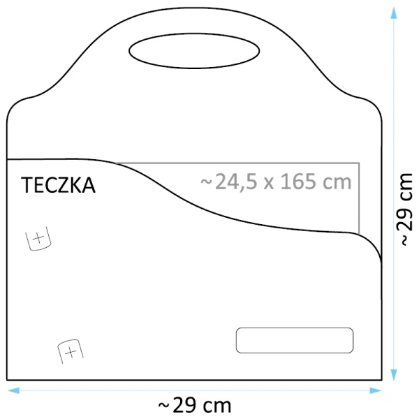 Dyplom Pasowanie na Przedszkolaka, Teczka / Ołówek