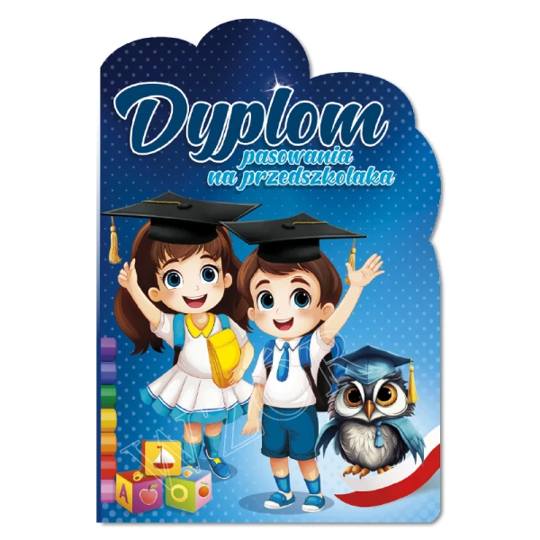 Zestaw na Pasowanie na Przedszkolaka (Dyplom, Biret, Zakładka)