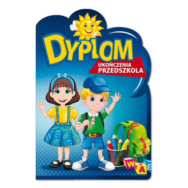 Zestaw na Ukończenie Przedszkola (Dyplom, Biret, Zakładka)