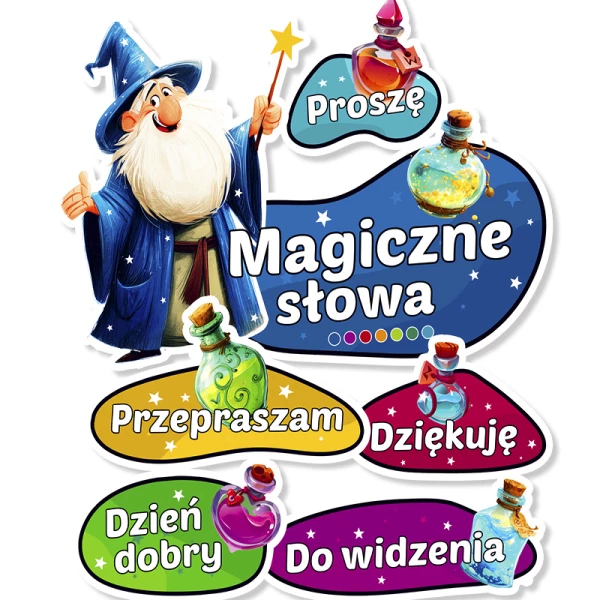 Dekoracja „Magiczne słowa”