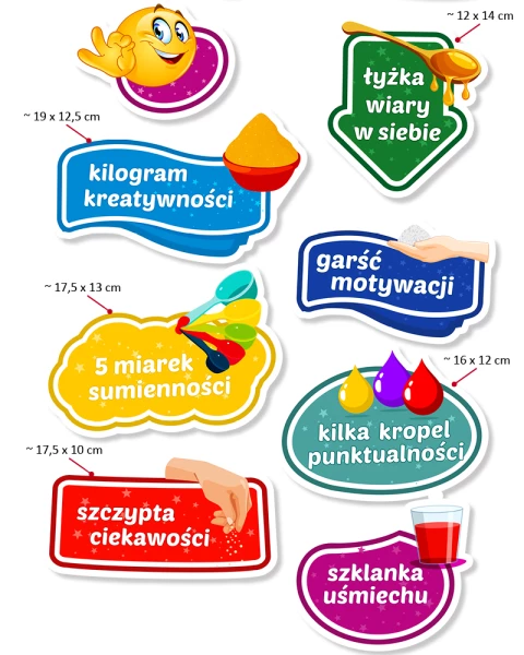 Dekoracja „Przepis na udany rok szkolny”