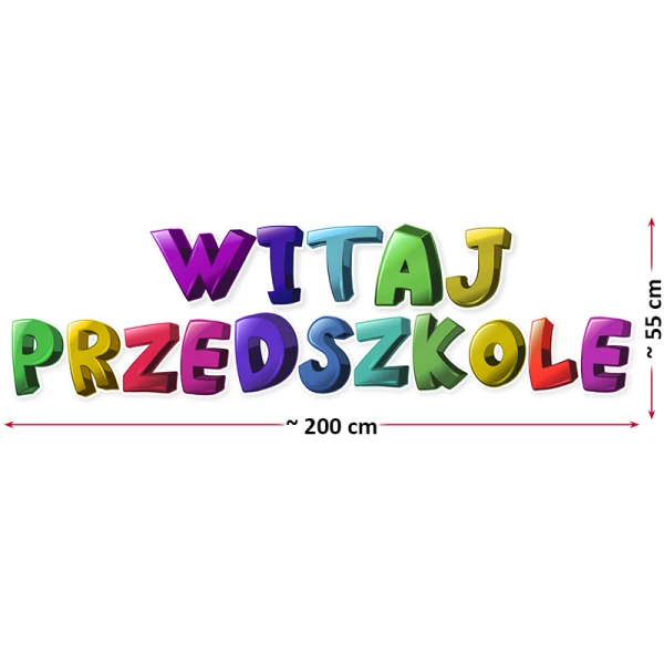 Dekoracja „Witaj Przedszkole”