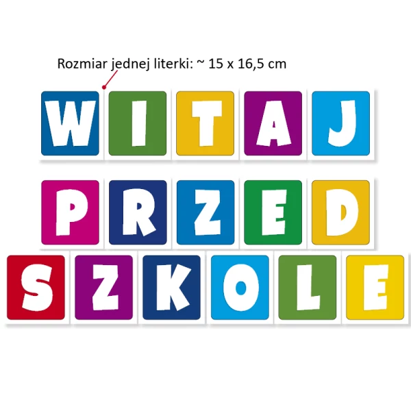 Dekoracja „Witaj Przedszkole”