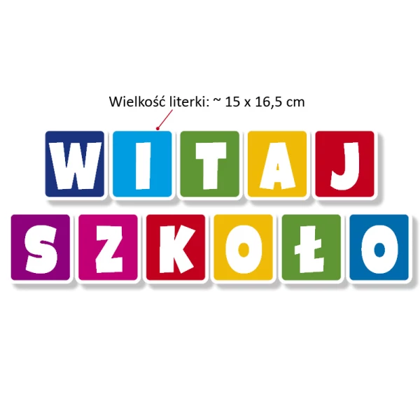 Dekoracja „Witaj Szkoło”