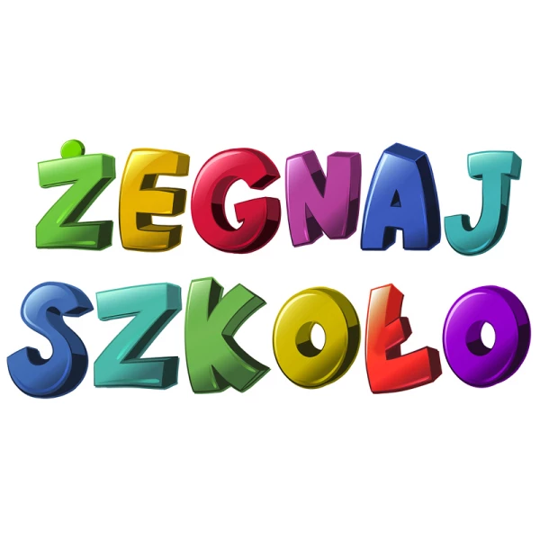 Dekoracja „Żegnaj Szkoło”