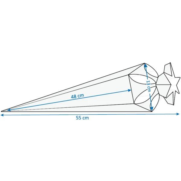 Rożki Obfitości 3D – 55 cm