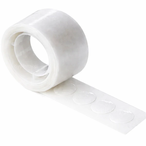 Kropki klejowe, 100 sztuk na rolce