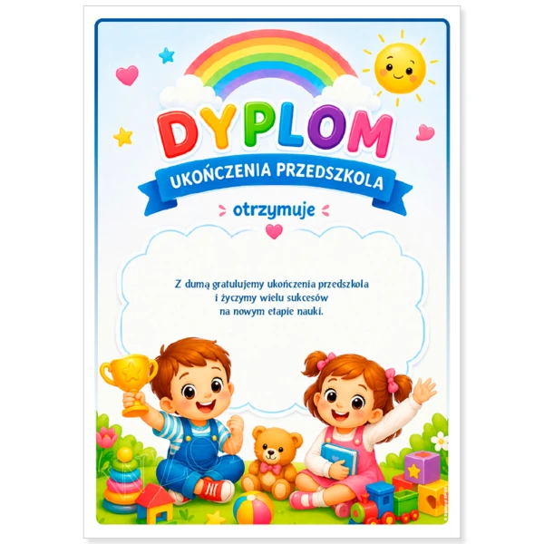 Dyplom Ukończenia Przedszkola