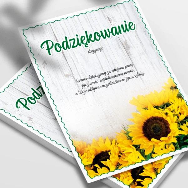 Podziękowanie Szkoła
