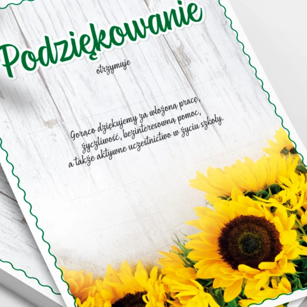 Podziękowanie Szkoła