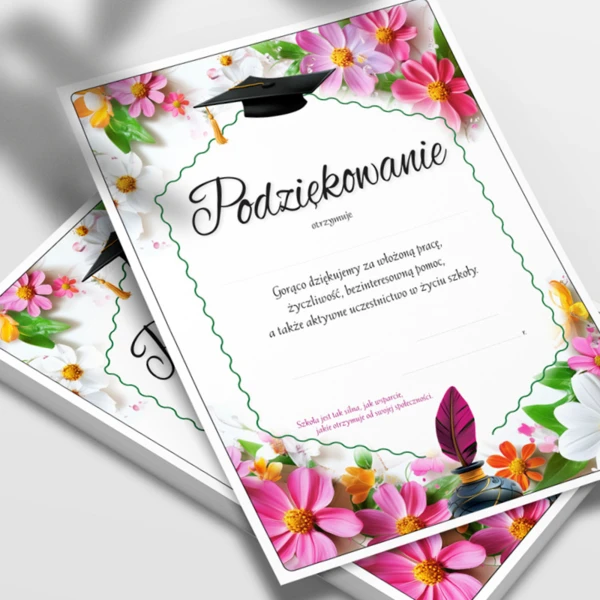 Podziękowanie Szkoła