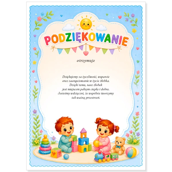 Podziękowanie Żłobek