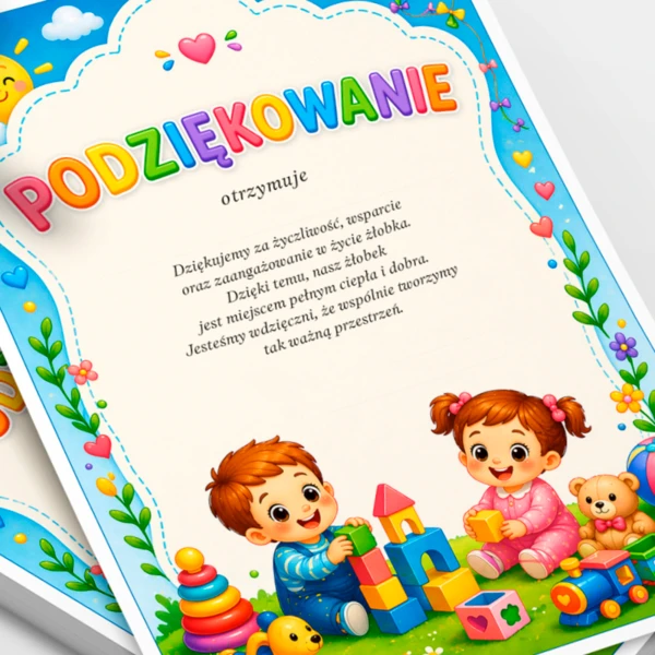 Podziękowanie Żłobek