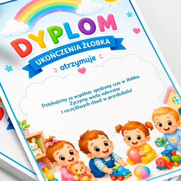 Dyplom Ukończenia Żłobka