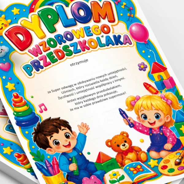 Dyplom Wzorowego Przedszkolaka