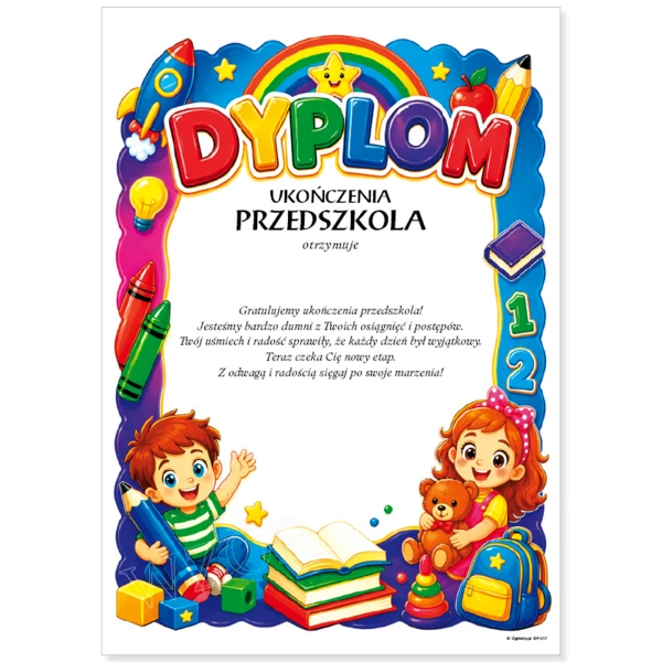 Dyplom Ukończenia Przedszkola