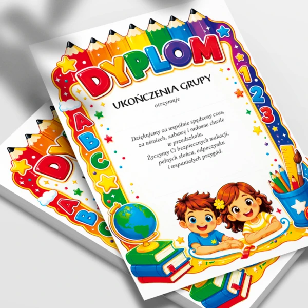 Dyplom Ukończenia Grupy Przedszkolnej