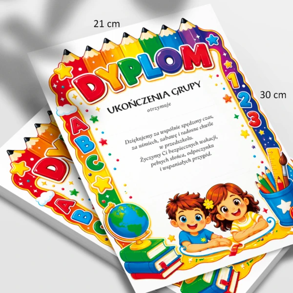 Dyplom Ukończenia Grupy Przedszkolnej