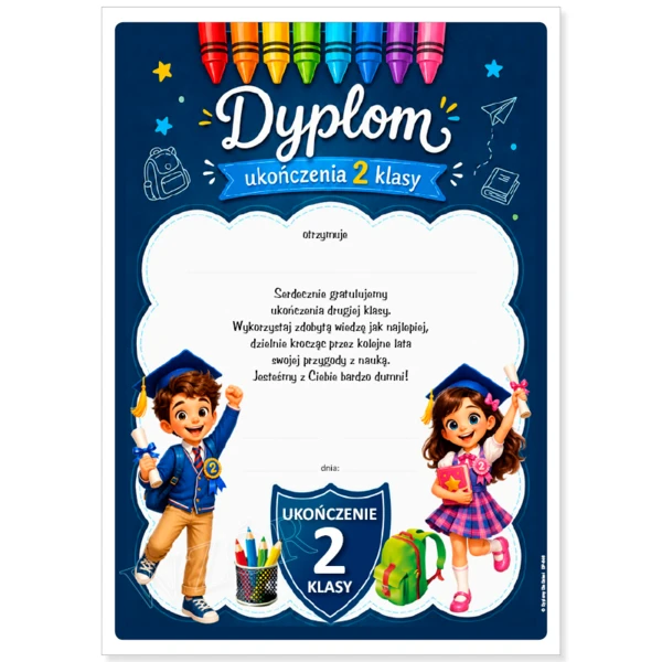 Dyplom Ukończenia 2 klasy