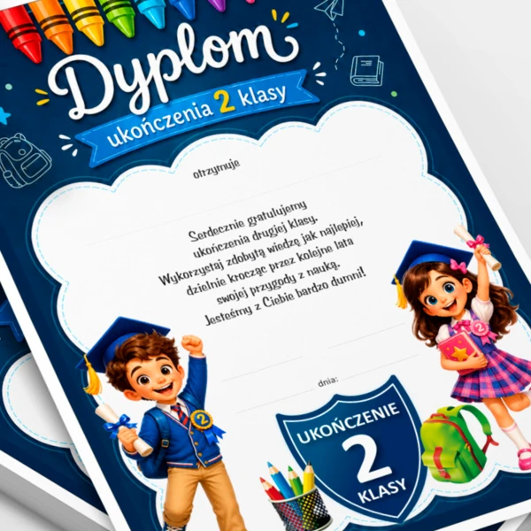 Dyplom Ukończenia 2 klasy