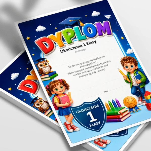 Dyplom Ukończenia 1 klasy
