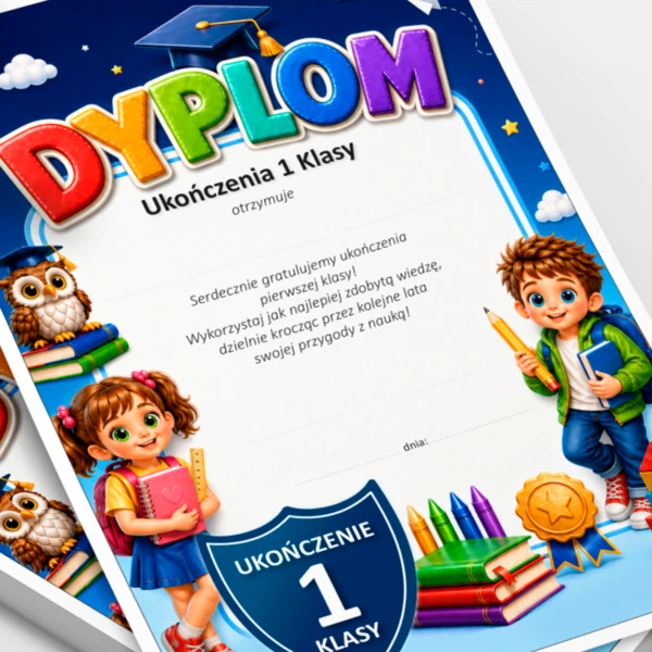 Dyplom Ukończenia 1 klasy