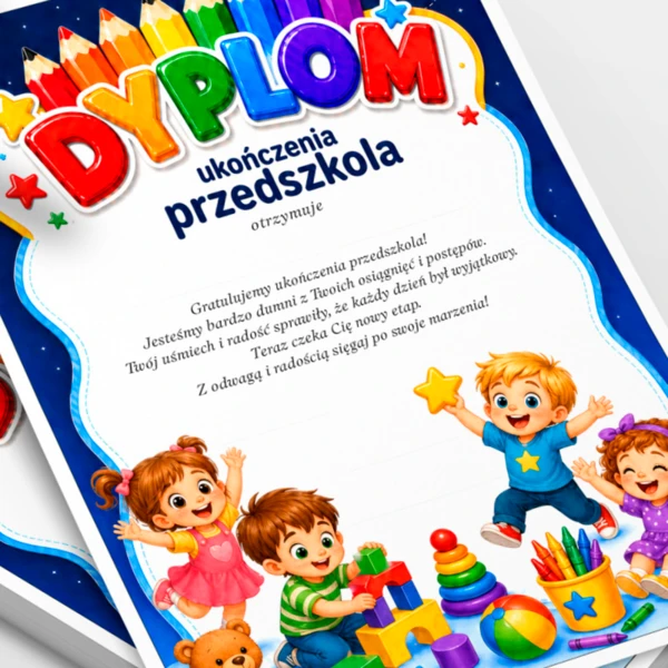 Dyplom Ukończenia Przedszkola