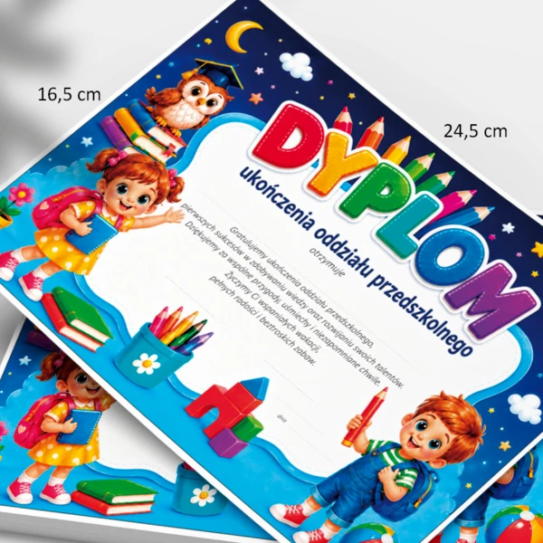 Dyplom Ukończenia Oddziału Przedszkolnego