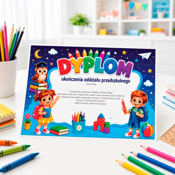 Dyplom Ukończenia Oddziału Przedszkolnego