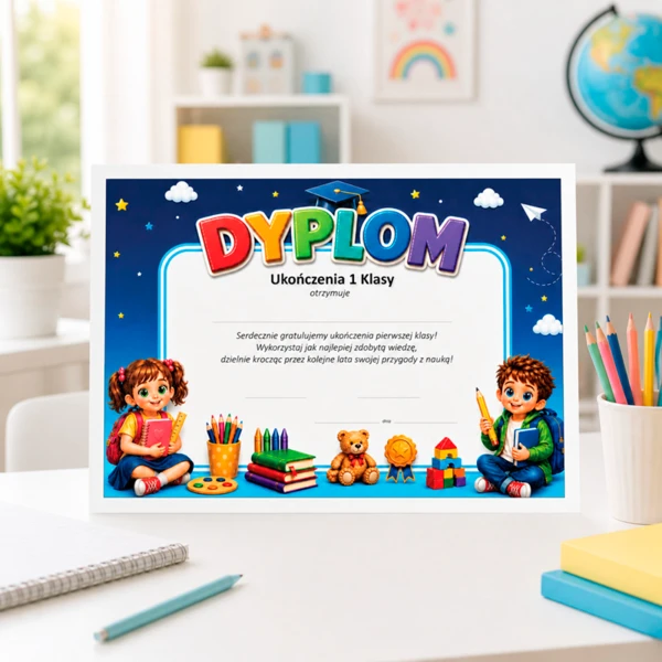 Dyplom Ukończenia Klasy Pierwszej