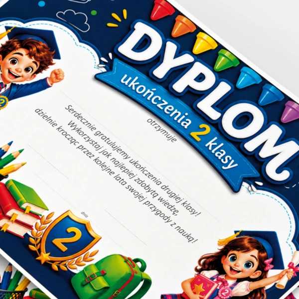 Dyplom Ukończenia Klasy Drugiej