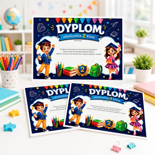 Dyplom Ukończenia Klasy Drugiej