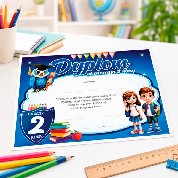 Dyplom Ukończenia Klasy Drugiej