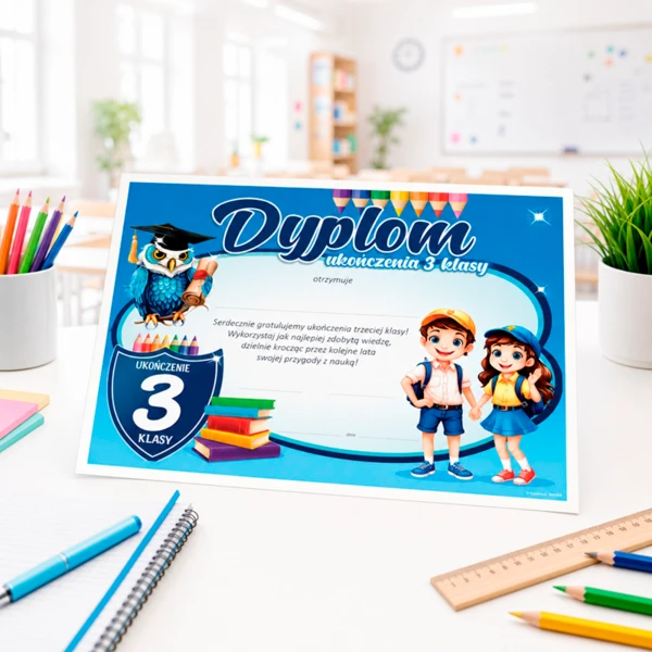 Dyplom Ukończenia Klasy Trzeciej